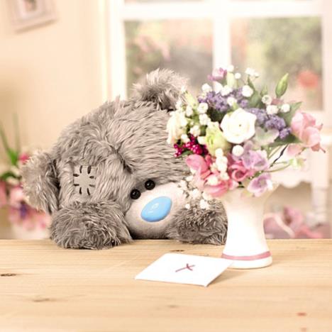 3D Holographic Vase of Flowers Me To You Bear Card £3.59